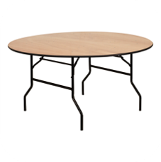 4ft round white plastic table hire essex