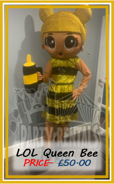 Queen Bee LOL Suprise Doll Mascot Hire In Essex