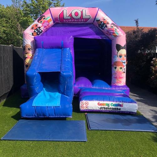 12ft x 17ft LOL Dolls Slide Combo Bouncy Castle 