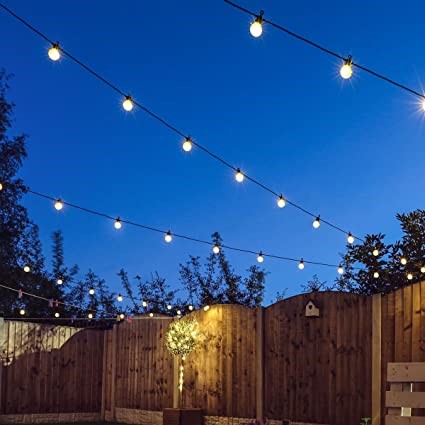 10mtr Festoon String Lighting Hire Romford, Essex