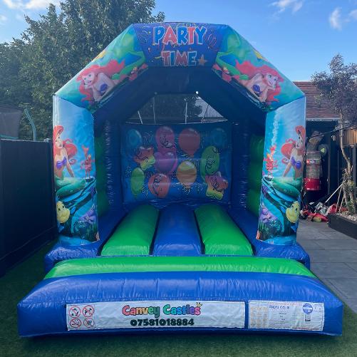 10 x 12ft Small Mermaid Bouncy Castle Hire In Essex