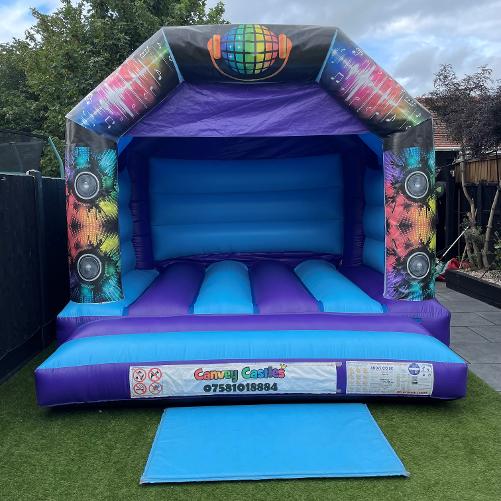 12 x 12ft Medium Disco Bouncy Castle Hire In Essex