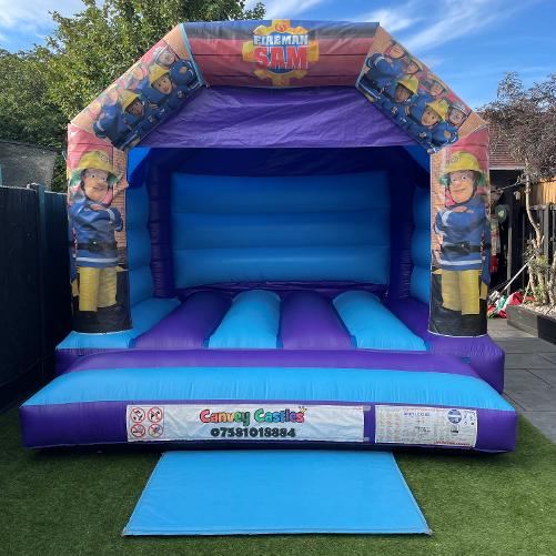 12 x 12ft Medium Fireman Sam Bouncy Castle Hire In Essex