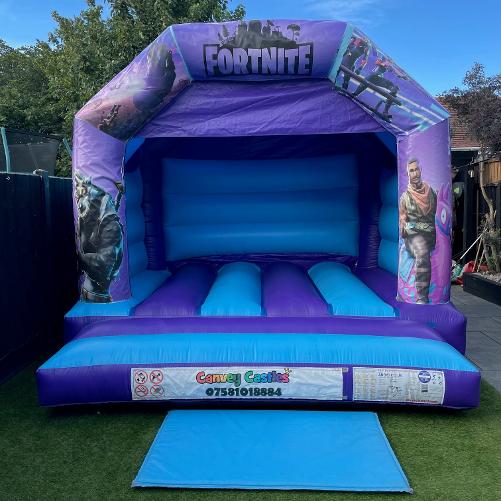 12 x 12ft Medium Fortnite Latest Season Bouncy Castle Hire In Essex