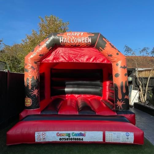 12 x 12ft Medium Happy Halloween Bouncy Castle Hire In Essex