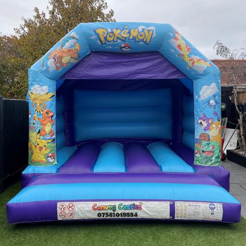 12 x 12ft Medium Pokemon Bouncy Castle Hire In Essex