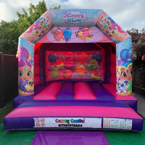 12 x 12ft Medium Shimmer and Shine Bouncy Castle Hire In Essex