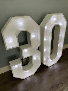 Light Up Number Hire In Essex