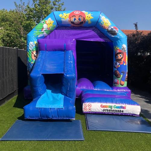12ft x 17ft Super Mario Slide Combo Bouncy Castle Essex