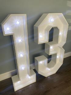 Light Up Number Hire In Essex