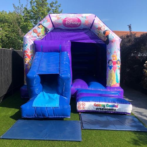 12ft x 17ft Disney Princess Slide Combo Bouncy Castle Essex 