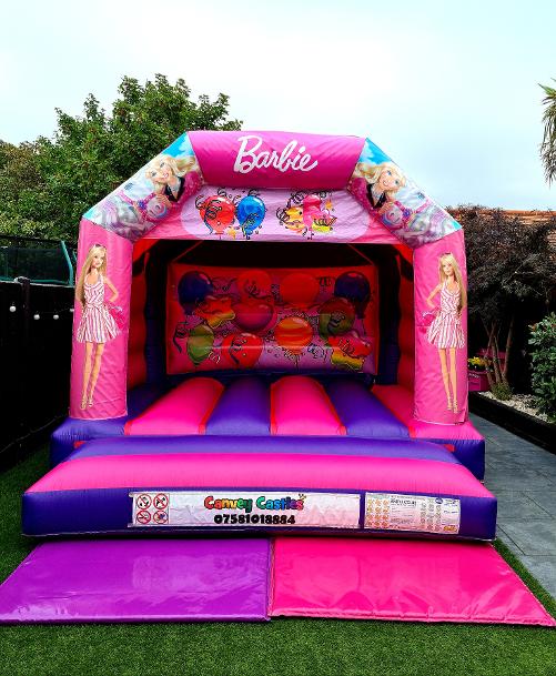 12 x 12ft Medium Barbie Bouncy Castle Hire In Essex
