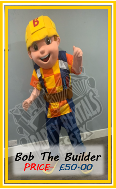 Bob The Builder Mascot Costume Hire In Essex