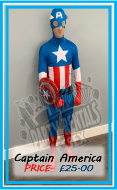 Captain America Costume Hire Essex