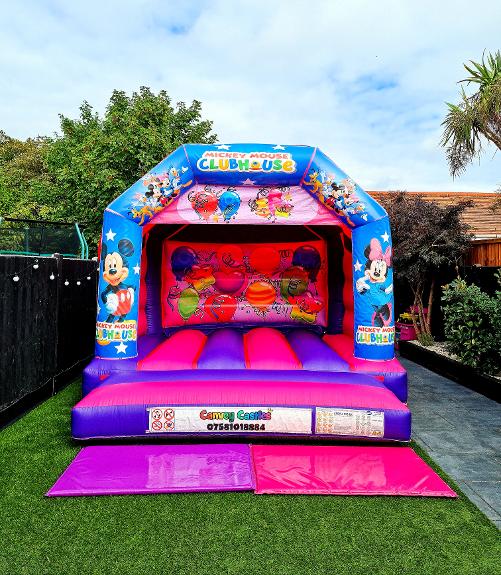 12 x 12ft Medium Mickey Mouse Clubhouse Bouncy Castle Hire In Essex