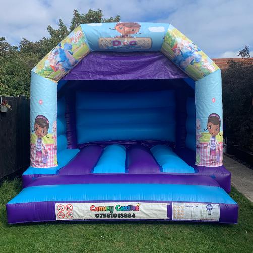 12 x 12ft Medium Doc Mc Stuffins Bouncy Castle Hire In Essex