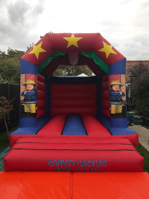 11 x 13ft Medium Fireman Sam Bouncy Castle Hire In Essex