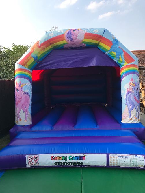 12 x 15ft Medium Unicorn Bouncy Castle Hire In Essex