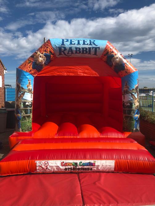 12 x 15ft Medium Peter Rabbit Bouncy Castle Hire In Essex