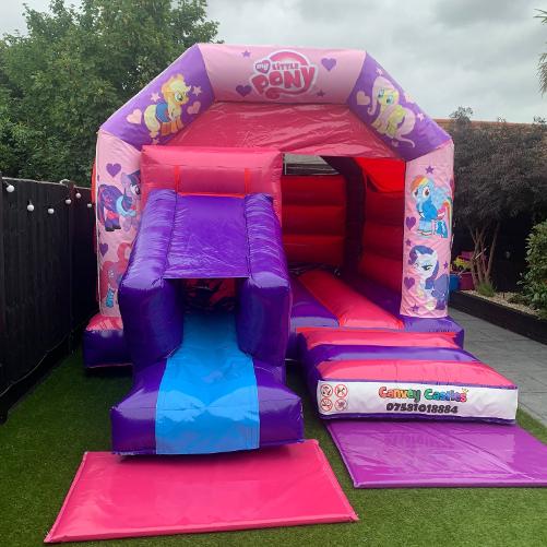 12ft x 17ft My Little Pony Slide Combo Bouncy Castle Hire Essex