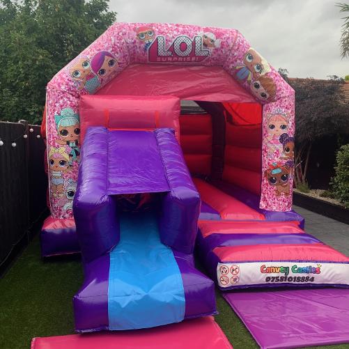 12ft x 17ft LOL Surprise Slide Combo Bouncy Castle Hire Essex