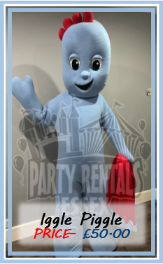 Iggle Piggle Mascot Costume Hire Essex