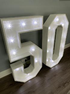 Light Up Number Hire In Essex