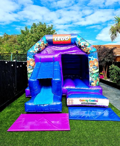 12ft x 17ft Star Wars Lego Slide Combo Bouncy Castle Hire Essex 