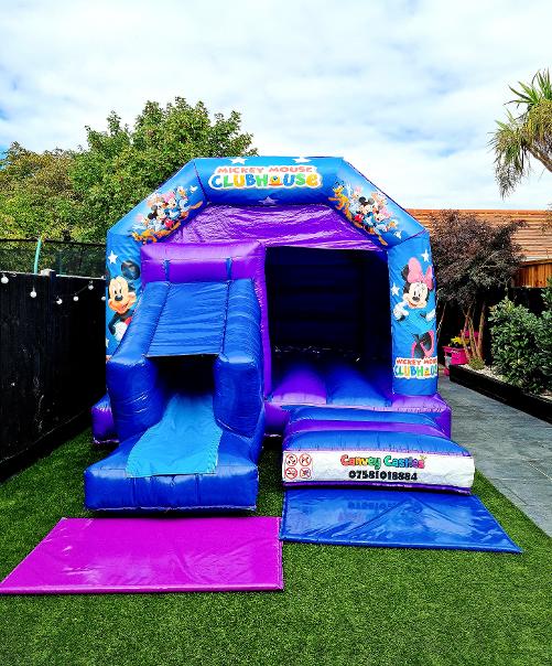 12ft x 17ft Mickey Mouse Clubhouse Slide Combo Bouncy Castle Hire Essex