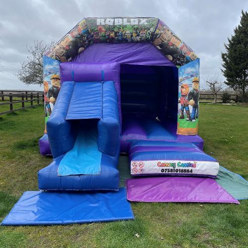 Robox Slide Bouncy Castle Inflatable Hire Essex