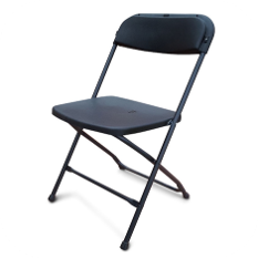 Black Folding Chair Hire In Essex
