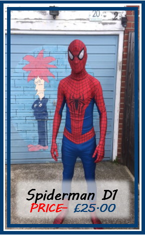 Spiderman Mascot Costume Hire In Essex.