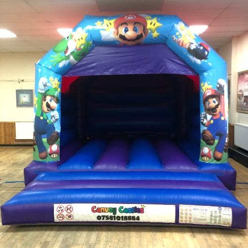 12 x 12ft Medium Super Mario Bouncy Castle Hire In Essex