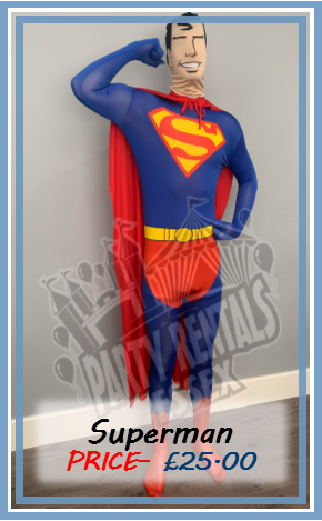 Superman Mascot Costume Hire In Essex